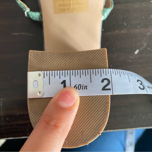 STEVE MADDEN snake skin print strappy open toe heels size 10M - Picture 8 of 15